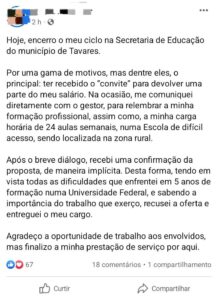 Foto: Captura de tela/Facebook